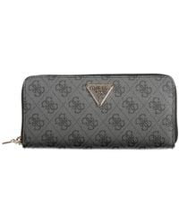 Guess - Schwarze Polyethylen Damen Geldbörse Laurel Ii - Lyst