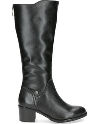 Caprice - Schwarze geschlossene stiefeletten für frauen - Lyst