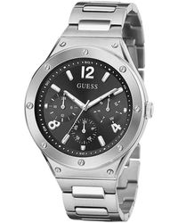 Guess - Accessoires ,Grijs ,Bracelet Horloge Scope Multifunctioneel - Lyst