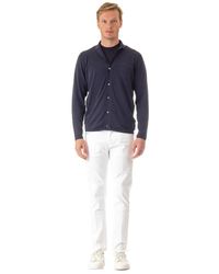 Drumohr - Katoenen Cardigan Met Borstzak - Lyst