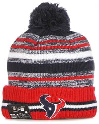 KTZ - Accessoires ,Veelkleurig ,Nfl Sport Knit Pom Pom Beanie - Lyst