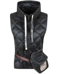 Max Mara - Jassen ,Blauw ,Nylon Tregic Vest - Lyst
