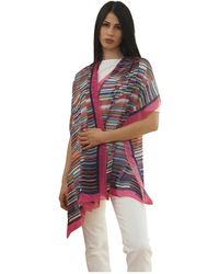 Missoni - Accessoires ,Veelkleurig ,Zomerstola Met Zig-Zag Patroon - Lyst