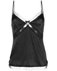 Agent Provocateur - Overhemden ,Zwart ,Gisele Camisole - Lyst