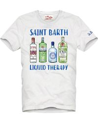 Mc2 Saint Barth - Weiße t-shirts und polos - Lyst
