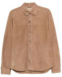 Boglioli - Suede Overshirt - Lyst