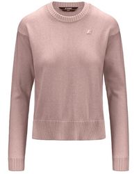 K-Way - Round-Neck Knitwear - Lyst