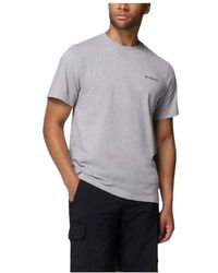 Columbia - Fitness ,Paars ,Katoen Csc Outdoor Back Graphic Tee - Lyst