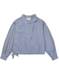 Munthe - Overhemden ,Blauw ,Blouses - Lyst