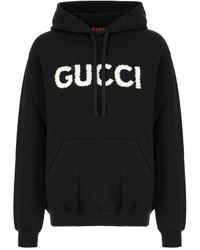 Gucci - Hoodie Met Geborduurd Logo - Lyst