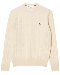 Lacoste - Round-Neck Knitwear - Lyst