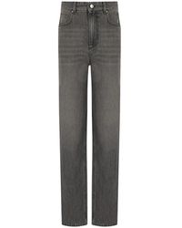 Marella - Jeans ,Grijs ,Katoen Mom Jeans - Lyst