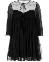 Chloé - Silk Mini Dress - Lyst