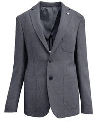 HUGO - Gestreepte Blazer Met Zakken En Splitten - Lyst
