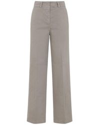 Peserico - Wide Trousers - Lyst