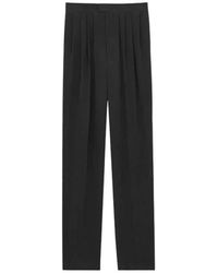 Saint Laurent - Habutai Zijden Broek - Lyst