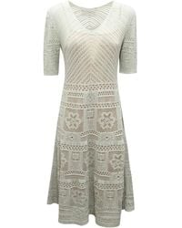 D.exterior - Kleedjes ,Patchwork Abito Midi - Lyst