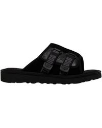 UGG - Schoenen ,Zwart ,Suède Zwarte Suède Sandalen - Lyst