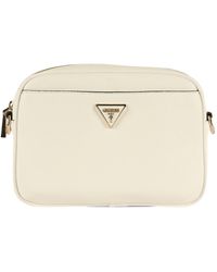 Guess - Borsa a tracolla meridian con placca logo - Lyst