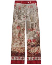 Pierre Louis Mascia - Wijde Katoenen Palazzo Broek - Lyst