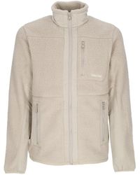 Timberland - Fitness ,Polyester Sherpa Fleece Jack Met Verstevigde Inzetstukken - Lyst