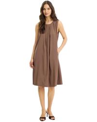 iN FRONT - Kleedjes ,Bruin ,Midi Jurk - Lyst