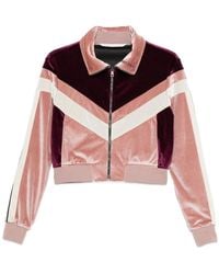 Palm Angels - Cropped Velvet Jacket - Lyst