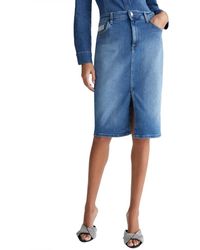 Liu Jo - Denim shorts,skirts - Lyst