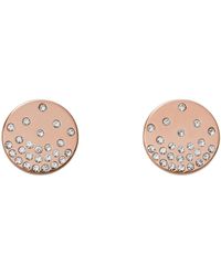 Skagen - Elegante roségold ohrringe - Lyst