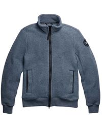 Canada Goose - Jassen ,Blauw ,Lawson Fleece Jas - Lyst