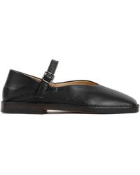 Lemaire - Leather Ballerina Shoes - Lyst