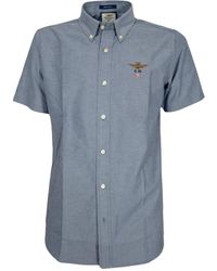 Aeronautica Militare - Short Sleeve Shirts - Lyst