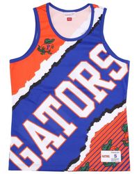Mitchell & Ness - Fitness ,Veelkleurig ,Polyester Florida Gators Basketbalshirt - Lyst