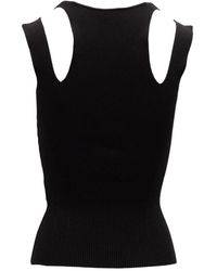 McQueen - Off-The-Shoulder Knit Top - Lyst