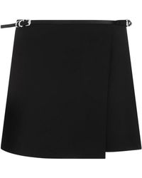 Givenchy - Mini Wrap Voyou Rok - Lyst