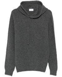 Scaglione - Hooded Ribbed Sweater - Lyst