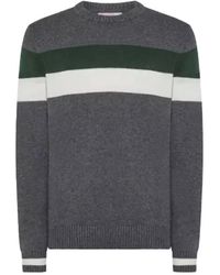 Sun 68 - Grauer sweatshirt aw23 mode - Lyst