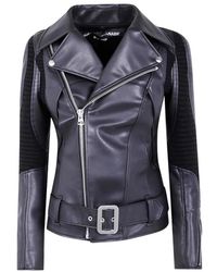 Junya Watanabe - Jassen ,Zwart ,Polyester Zwarte Geribbelde Gebreide Buitenkleding - Lyst