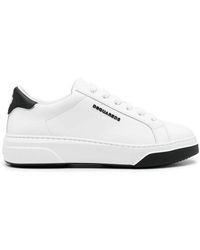 DSquared² - Lage Leren Sneakers - Lyst