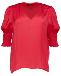 Ibana - Overhemden ,Rood ,Teva Blouse - Lyst