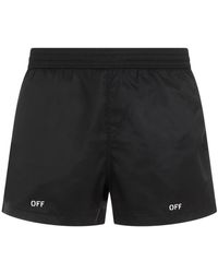 Off-White c/o Virgil Abloh - Schwarze badehose ss24 - Lyst