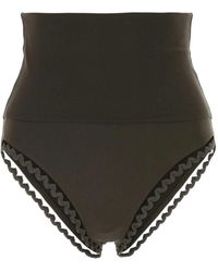 Eres - Badmode ,Bruin ,Nylon Stretch Nylon Bikini Broekje - Lyst