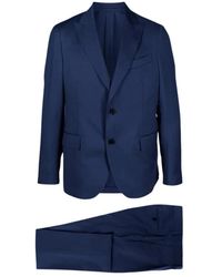 Lardini - Kostuums ,Blauw ,Wol Single Breasted Suits - Lyst