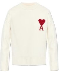 Ami Paris - Wol Trui Met Logo - Lyst