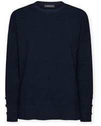 Elena Miro - Pullover Mit Knöpfen An Den Manschetten - Lyst