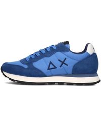 Sun 68 - Schoenen ,Blauw ,Nylon Blauwe Tom Solid Nylon Sneakers - Lyst