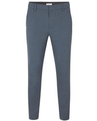Plain - Broeken ,Blauw -Broek - Lyst
