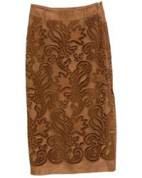 Ermanno Scervino - Rokken ,Bruin ,Lunga Midi Rok - Lyst