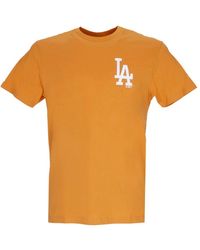 KTZ - Tops ,Oranje ,Katoen Mlb League Essentials Tee Oranje/Wit - Lyst