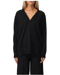 Liviana Conti - V-Neck Knitwear - Lyst
